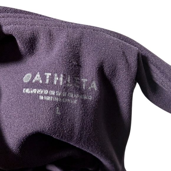 Athleta Conscious Garment Wash Crop D-DD, Mythical Purple SIZE L - Picture 8 of 9